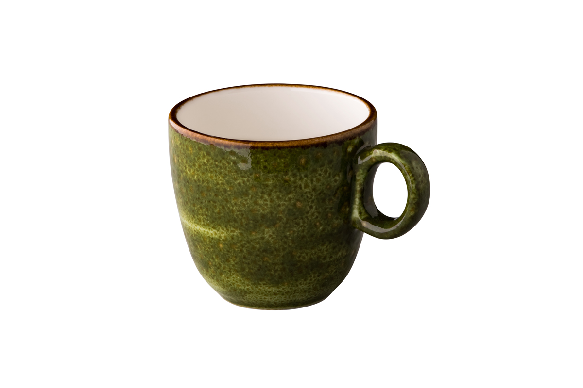 Kaffeebecher 300 ml stapelbar (grün) - Jersey