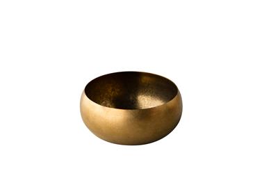 Schale 11x5,5cm (gold), 400ml - Vintage Edelstahl