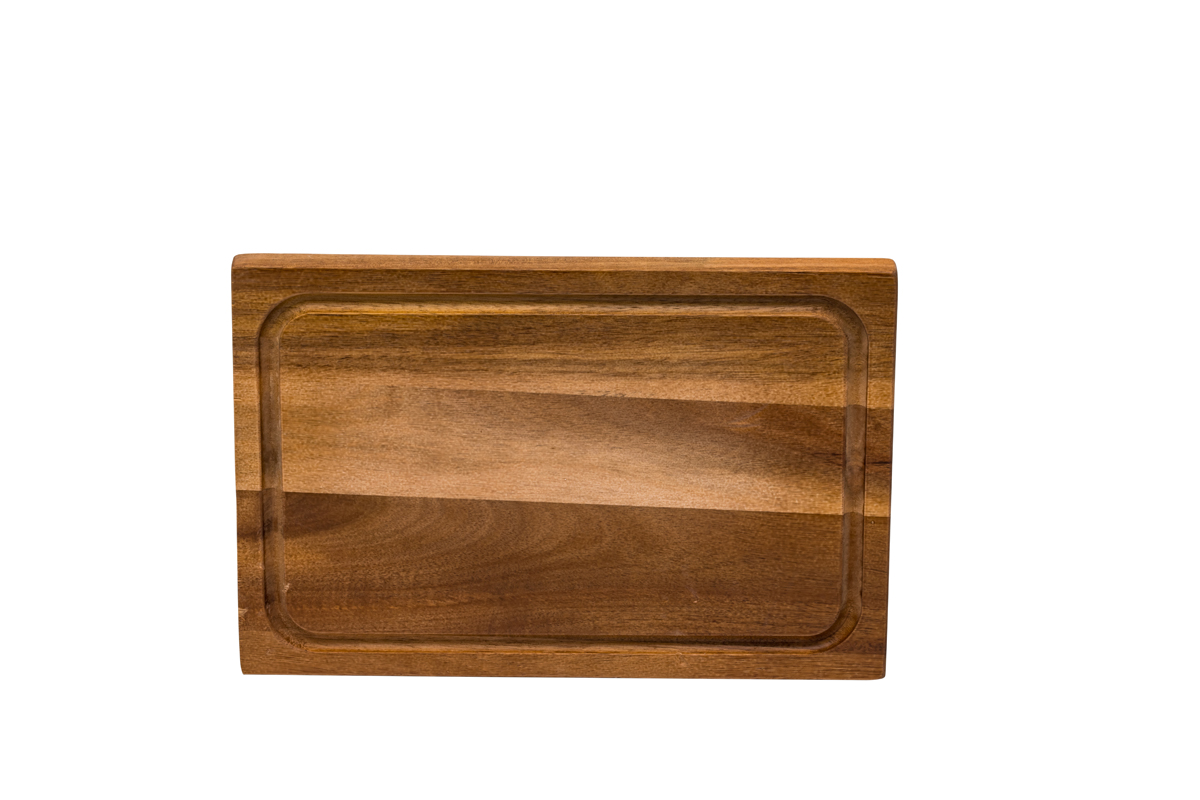 Holzbrett recht. mit Rille 35x20x2cm - Holz