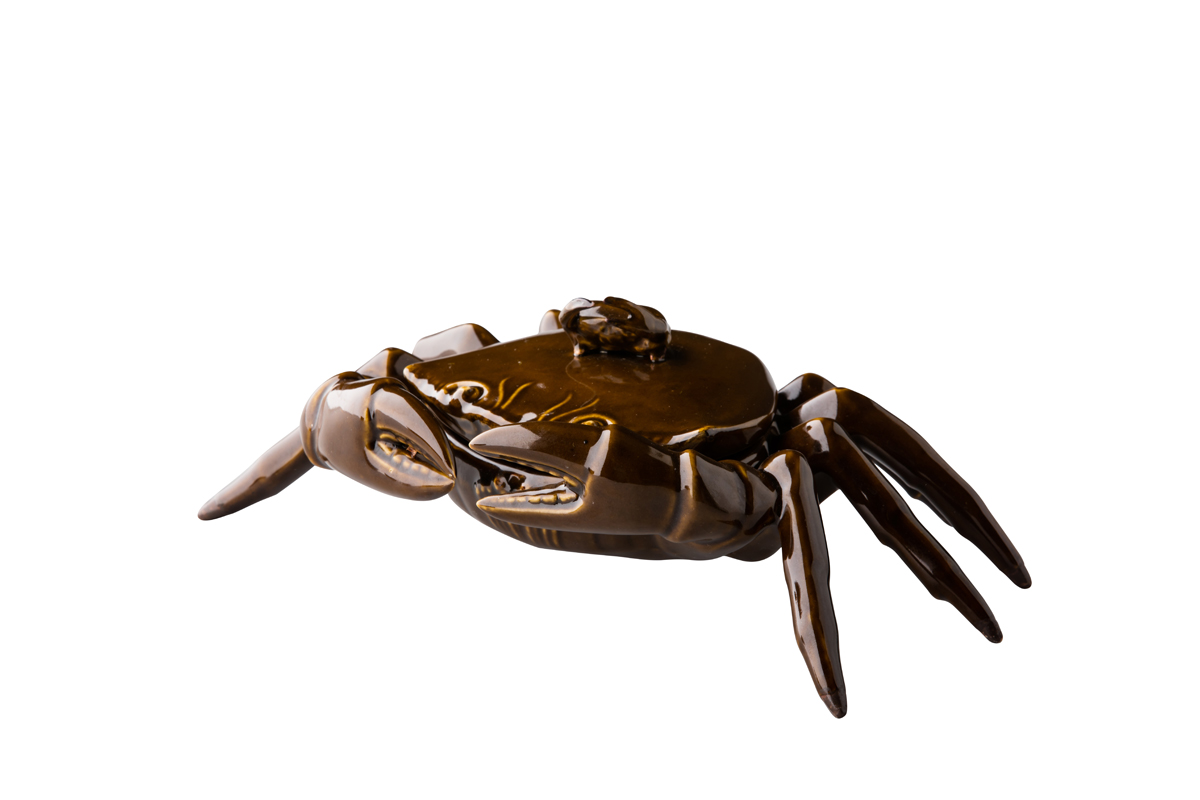 Crab with lid 26 x 17 cm