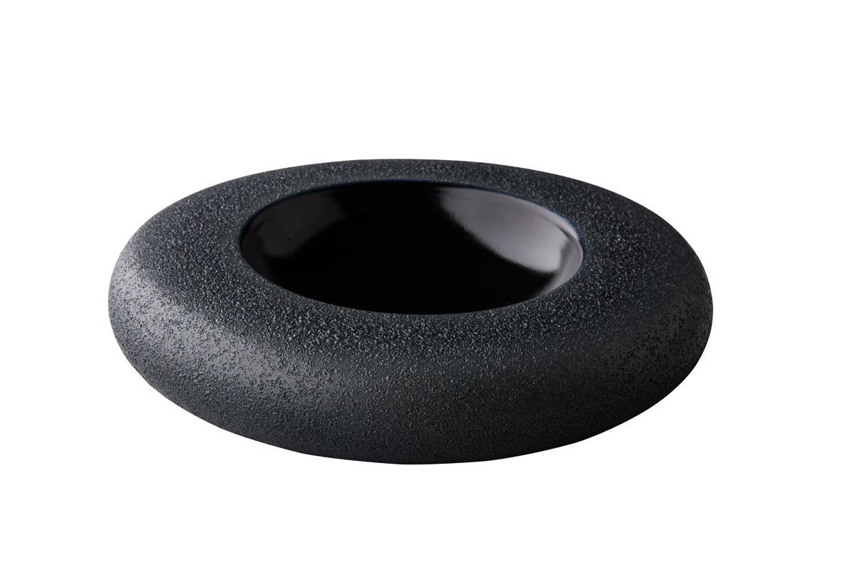 Donut L 22cm Vulcanic black