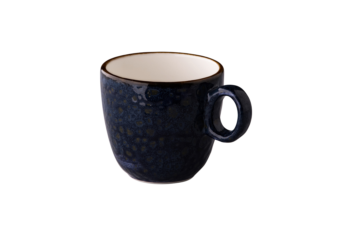Kaffeebecher 300 ml stapelbar (blau) - Jersey