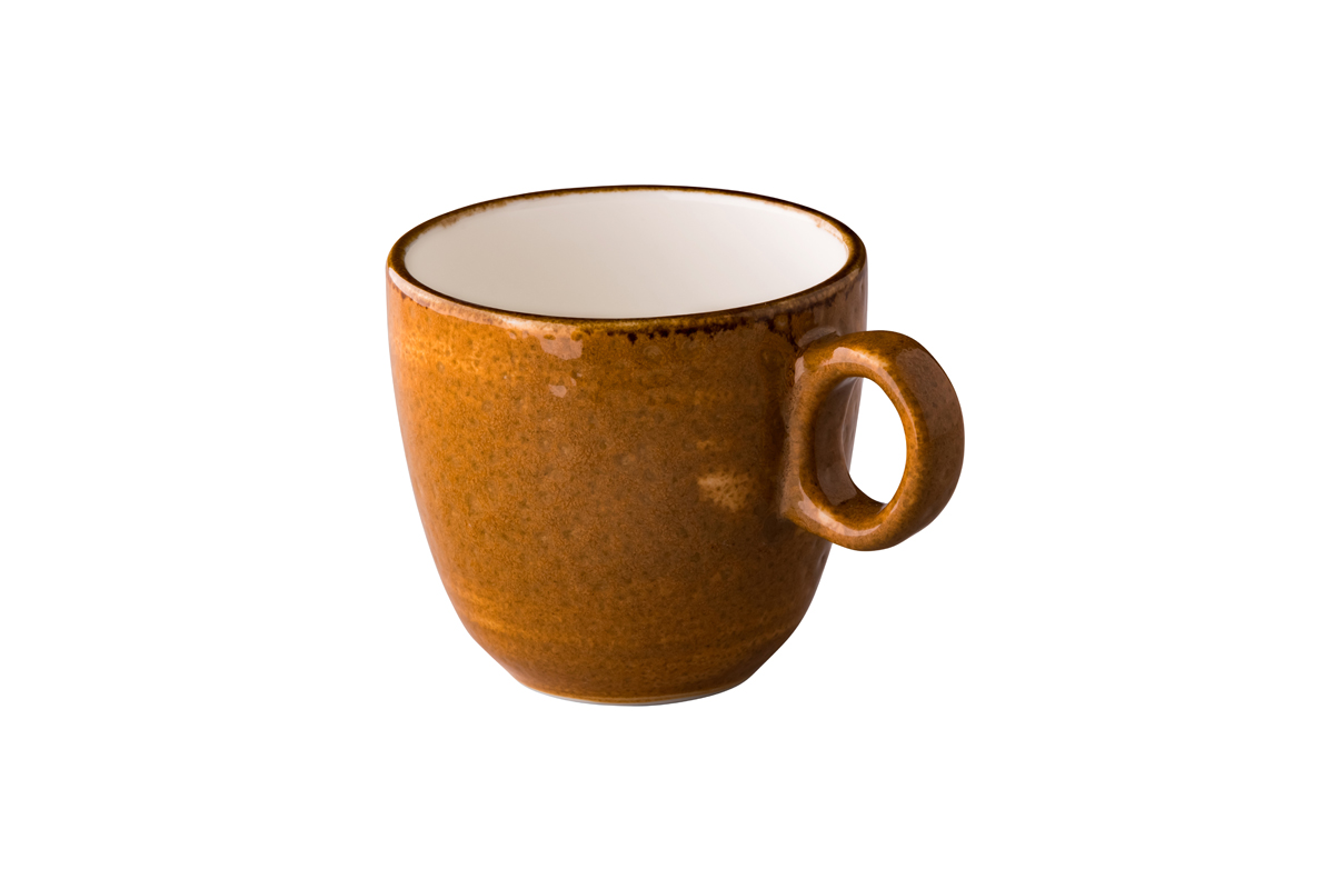 Kaffeebecher 300 ml stapelbar (orange) - Jersey