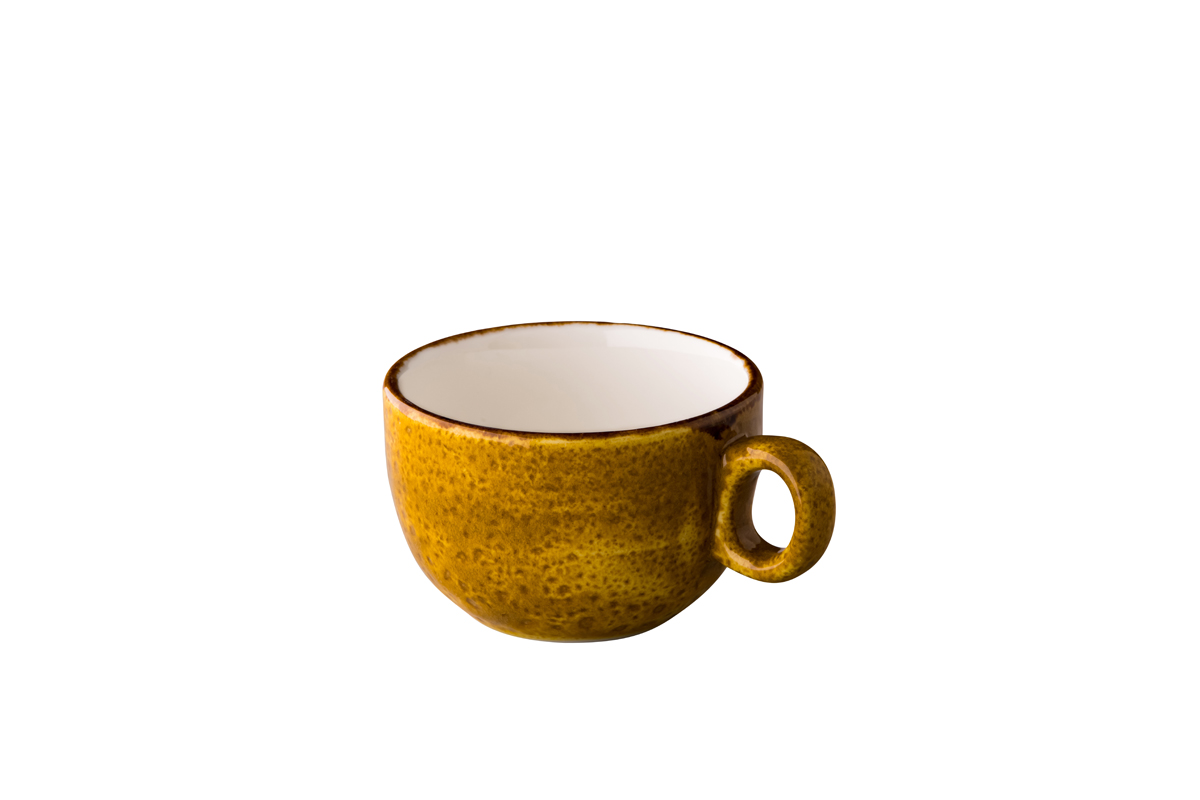 Kaffeetasse 200 ml stapelbar (gelb) - Jersey