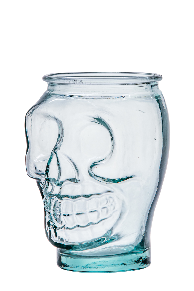 Happy Skull Cocktailglas 9,7x12,8cm 450ml - Cockt