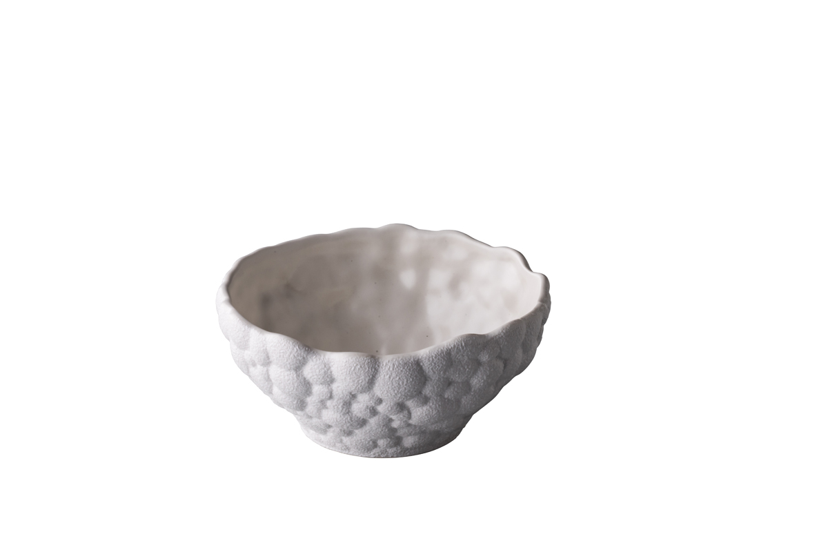 Bubble Deep Bowl Small White 14,5 x 7 cm