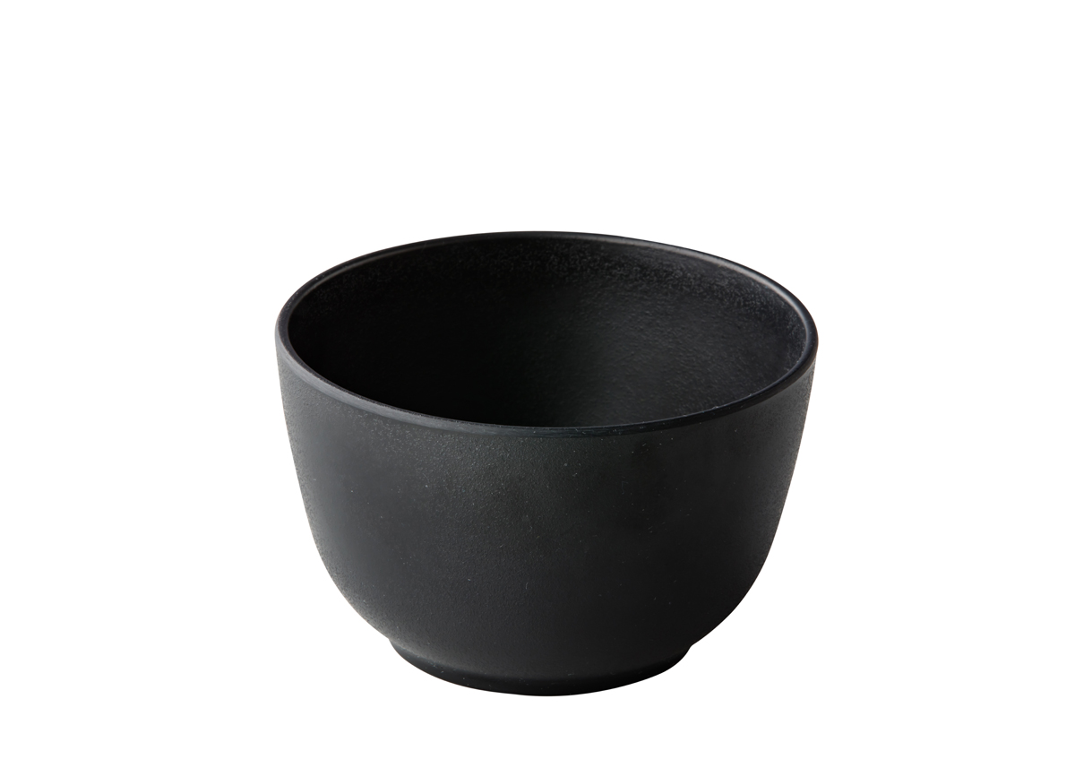 Schale Zen hoch schwarz  11,3x7cm 450ml - Asia