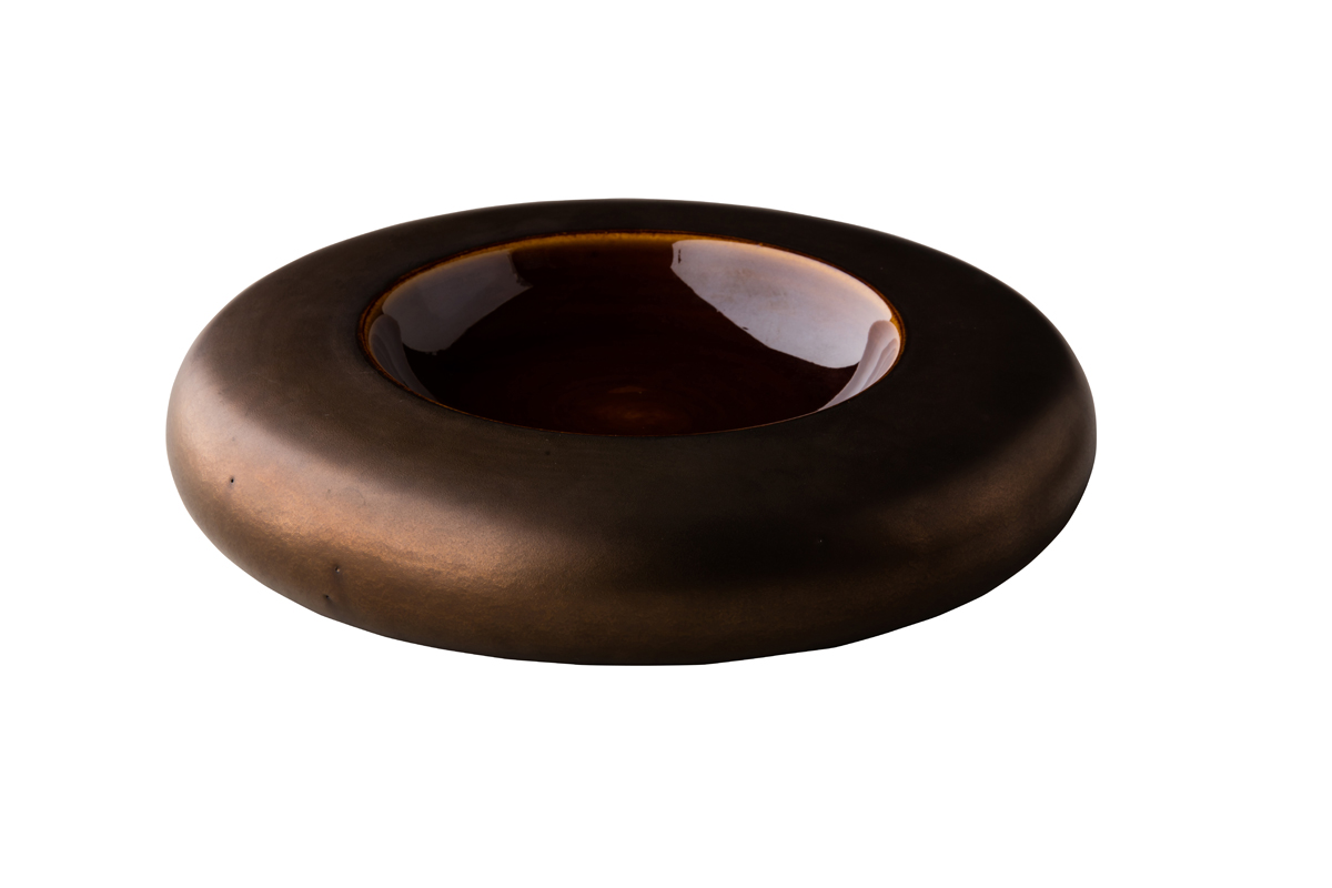 Donut L 22cm Metallic gold