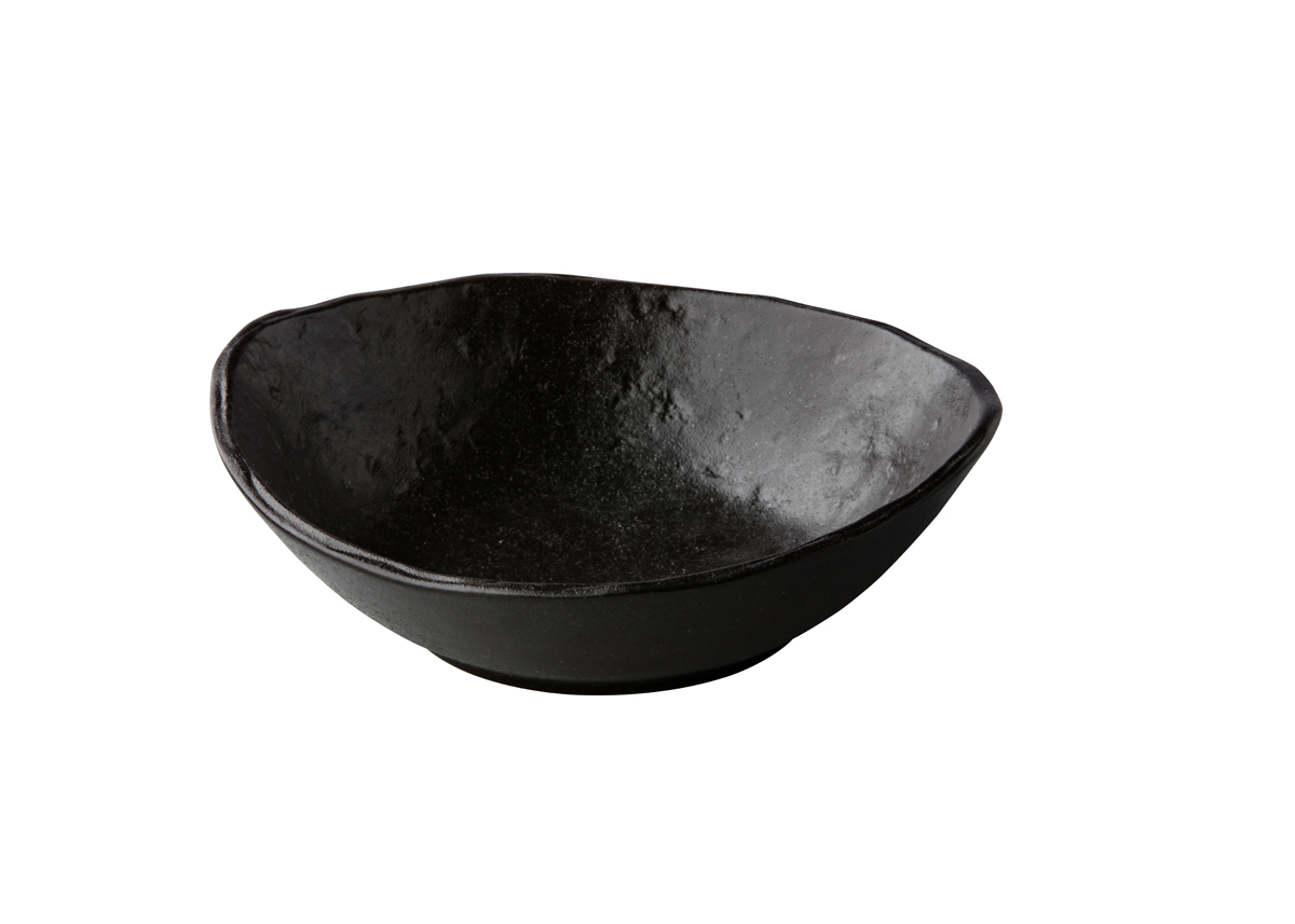 Schale schwarz 18x5,5cm - Oyster