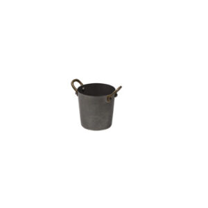 Vintage st/st serving cup 8.5 x 8.5 x 8.5 cm