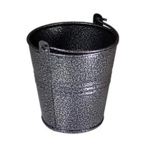 Serviereimer galvanisiert 16x15,5cm (schwarz)