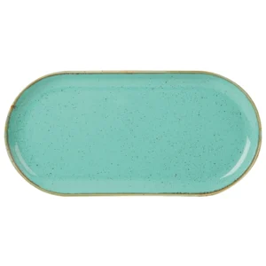 Teller oval schmal 30x15cm - Sea Spray