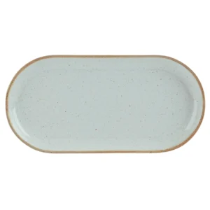 Teller oval schmal 30x15cm - Stone