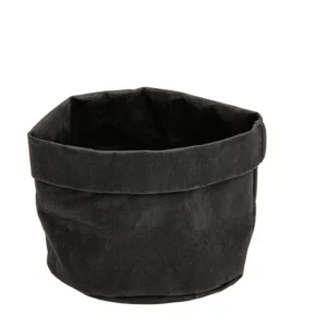 Brottasche Papier sw abwaschb. 13x13x15cm - Brotk.
