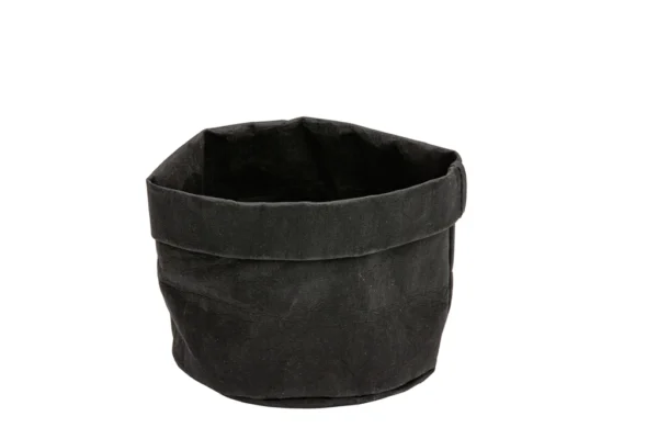 Brottasche Papier sw abwaschb. 13x13x15cm - Brotk.