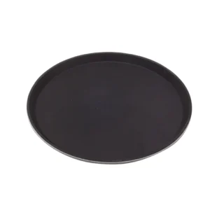 Tablett Fiberglas rund Anti-Rutsch 35,5cm -GW/TBL