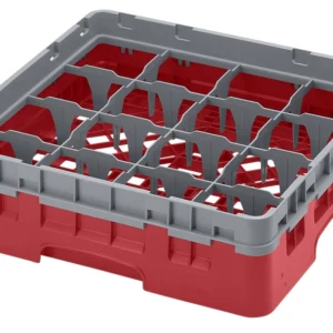 Basiskorb 16 Fächer (rot) 50x50x14,3cm