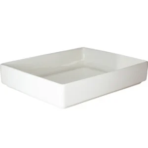 Porzellanschale GN 1/2 (weiß) 32.1 x 26.2 x 6.5 cm