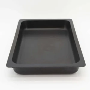 Premium non-stick aluminium dish GN 1/1 - lunar black