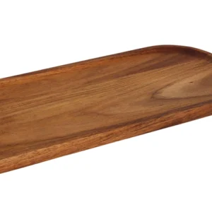 Aka.holzbrett recht. mit Gr. 42x15,5x1,5cm-HZ