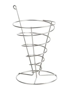 Pommestütenhalter 13x18cm - Edelstahl