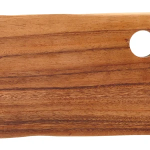 Holzbrett rechteckig mit Loch 24x14x2cm - Holz