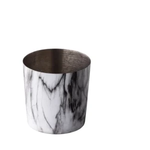 Servierbecher 8,5x8,5cm 400ml (marmor look)
