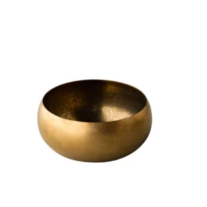Schale 11x5,5cm (gold), 400ml - Vintage Edelstahl