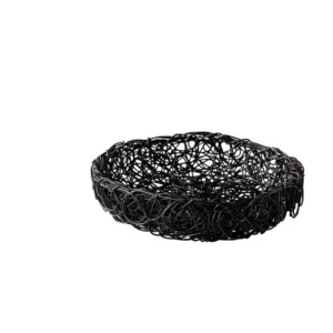 Brotkorb 16x5 cm schwarz