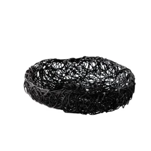 Brotkorb 20x5 cm schwarz