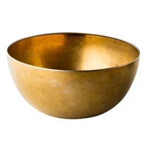 Schale 25x12cm (gold), 4L - Vintage Edelstahl