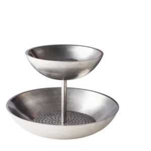 Etagére 2-stufig für Meeresfrüchte 30x33 cm (Vintage)