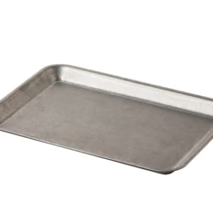 Servierplatte rechteckig 31,5x22x2cm - Edelstahl