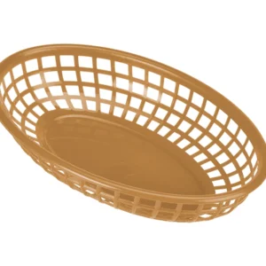 Servierkorb oval 23,5x15,5cm (gold)