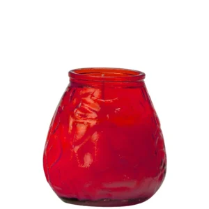 70-Std. Terrassenkerze Kunststoff (rot)