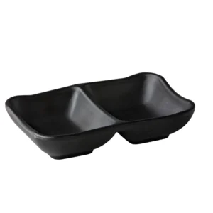 Doppelte Dip-/Saucenschale 13x8,5x3cm - Asia