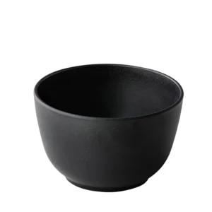 Schale Zen hoch schwarz  11,3x7cm 450ml - Asia