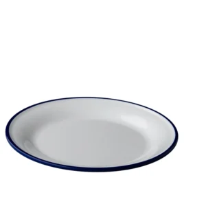 Teller flach 22cm - Melamin Emailleoptik