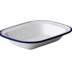 Schale recht. 23x17,6cm - Melamin Emailleoptik
