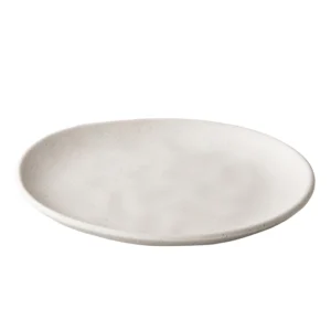 Teller flach coupe 22,8 cm - Pebble Creme- Melamin