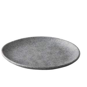 Teller flach coupe 22,8 cm - Pebble Grey - Melamin