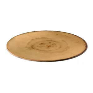 Servierplatte rund Baumstamm 55cm - Melamin