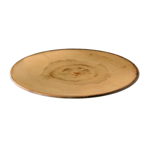 Servierplatte rund Baumstamm 55cm - Melamin