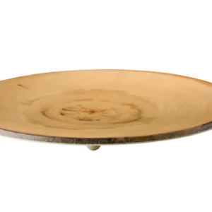 Servierplatte rund Baumstamm 35cm - Melamin