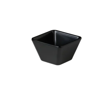 Schale viereck. schwarz 8,9x8,9x5,5cm 150ml - Mela