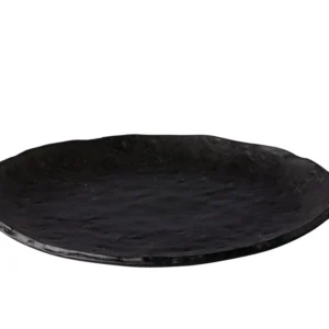 Teller flach schwarz 27cm - Oyster