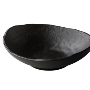 Teller tief schwarz 25cm - Oyster