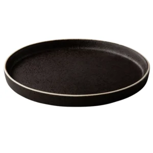 Teller mit hohem Rand schwarz 17cm - Bristol