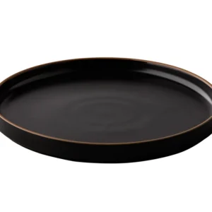 Teller schwarz 23cm stapelbar  - Japan