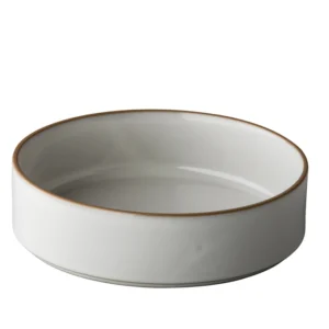 Teller hoch weiss 20x5,5cm stapelbar  - Japan